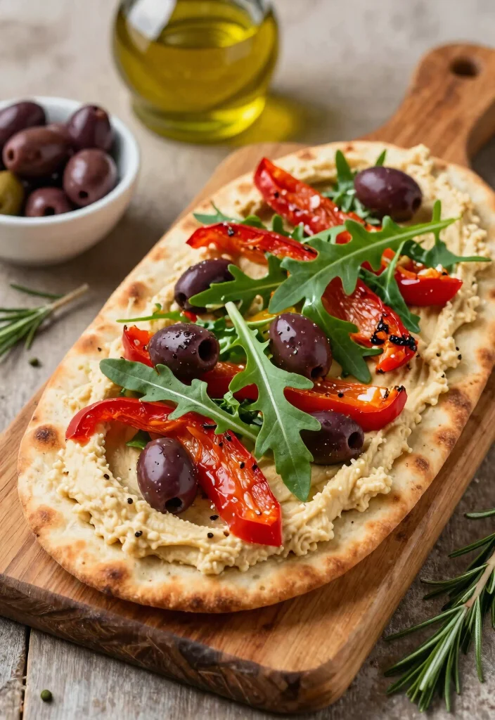 10 Vegetarian Flatbread Recipes for Easy Fresh Weeknight Plates - 1. Mediterranean Veggie Flatbread