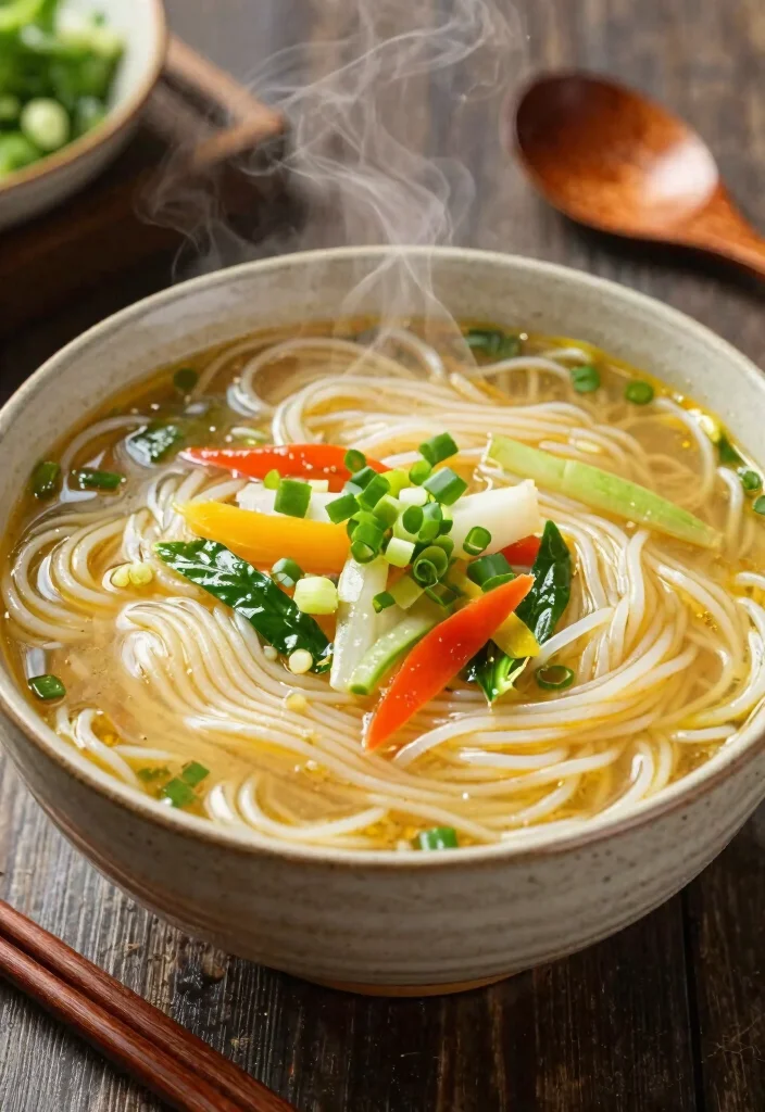 12 Easy Rice Dinner Recipes for Simple Budget-Friendly Nights - 11. Ramen-Style Rice Noodle Soup