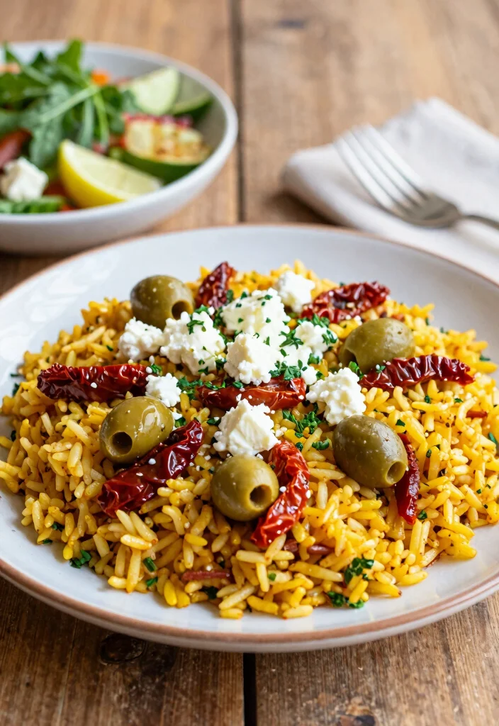 12 Easy Rice Dinner Recipes for Simple Budget-Friendly Nights - 5. One-Pot Mediterranean Rice