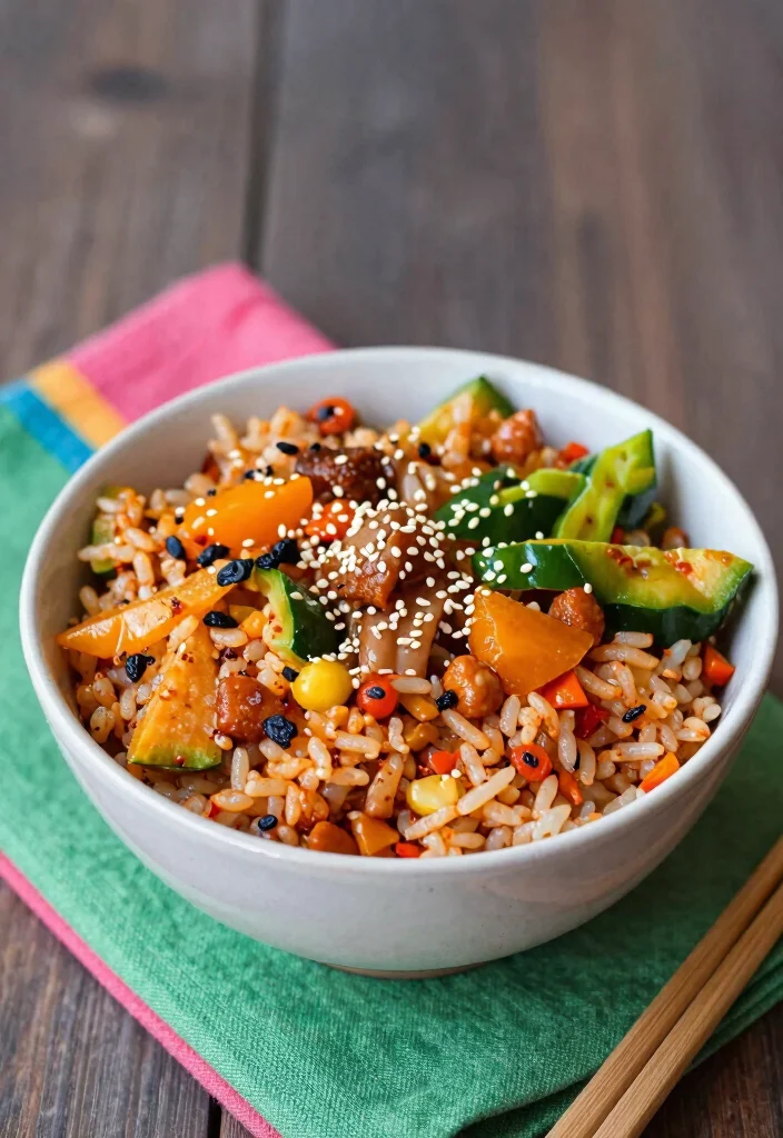12 Easy Rice Dinner Recipes for Simple Budget-Friendly Nights - 7. Sweet and Spicy Rice Bowls