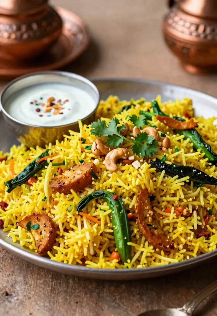12 Healthy Indian Vegetarian Recipes for Light Flavorful Meals - 2. Vegetable Biryani