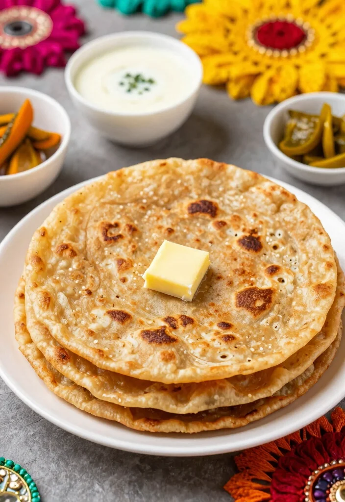12 Indian Vegetarian Breakfast Recipes for Simple Flavorful Mornings - 11. Aloo Paratha
