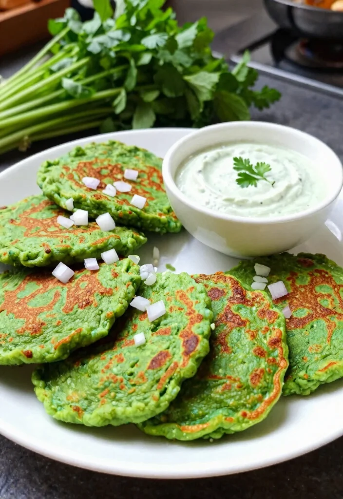12 Indian Vegetarian Breakfast Recipes for Simple Flavorful Mornings - 9. Pesarattu (Green Gram Pancake)