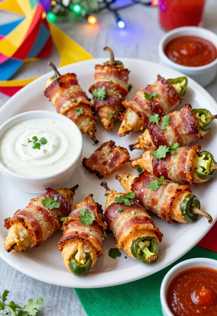 12 Keto Appetizer Recipes for Easy Party-Ready Low-Carb Bites - 2. Bacon-Wrapped Jalapeño Poppers