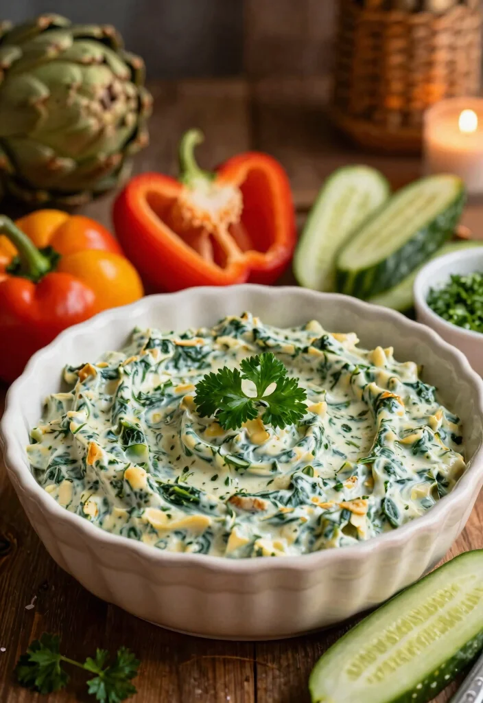 12 Keto Appetizer Recipes for Easy Party-Ready Low-Carb Bites - 5. Spinach and Artichoke Dip