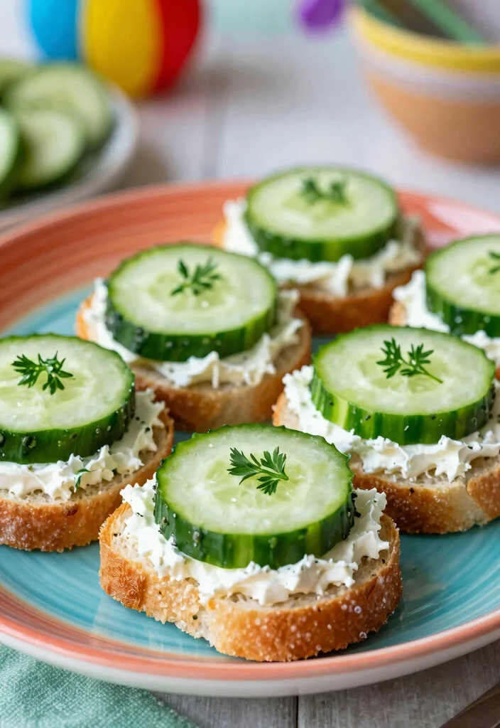 12 Keto Appetizer Recipes for Easy Party-Ready Low-Carb Bites - 9. Cucumber Sandwiches