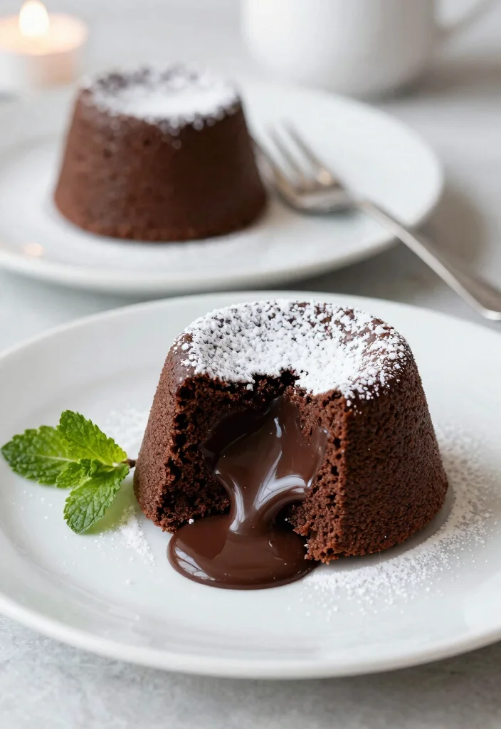 12 Keto Chocolate Dessert Recipes for Easy Low-Carb Sweets - 5. Keto Chocolate Lava Cake