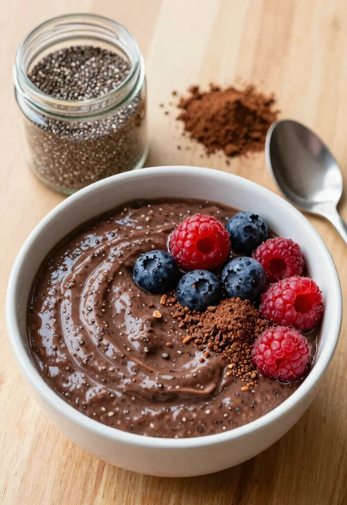 12 Keto Chocolate Dessert Recipes for Easy Low-Carb Sweets - 7. Chocolate Chia Seed Pudding