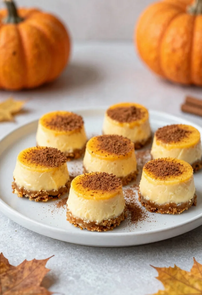 12 Keto Potluck Recipes for Easy Shareable Low-Carb Dishes - 11. Pumpkin Spice Cheesecake Bites
