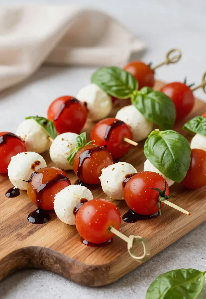 12 Keto Potluck Recipes for Easy Shareable Low-Carb Dishes - 2. Mini Caprese Skewers