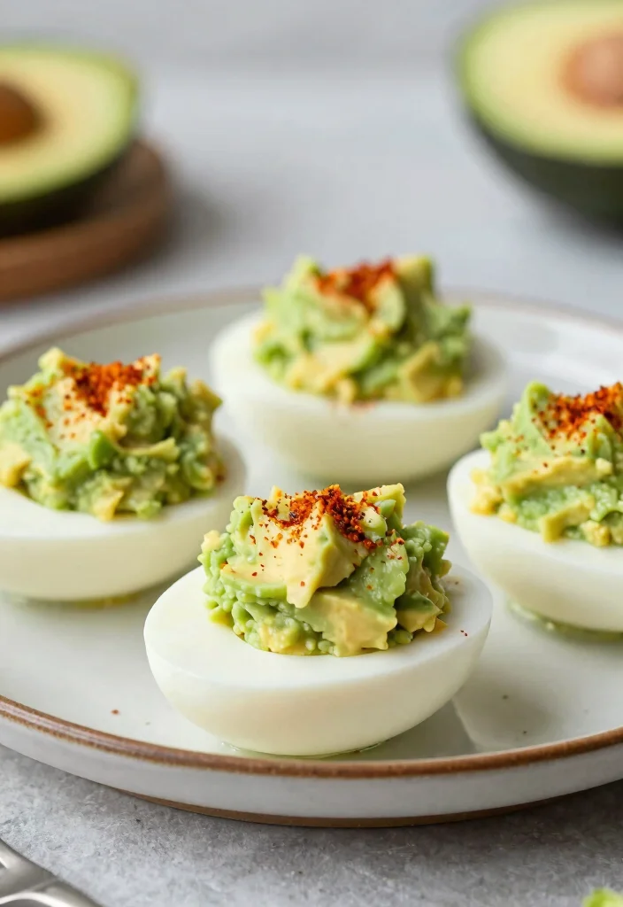 12 Keto Potluck Recipes for Easy Shareable Low-Carb Dishes - 4. Deviled Eggs with Avocado
