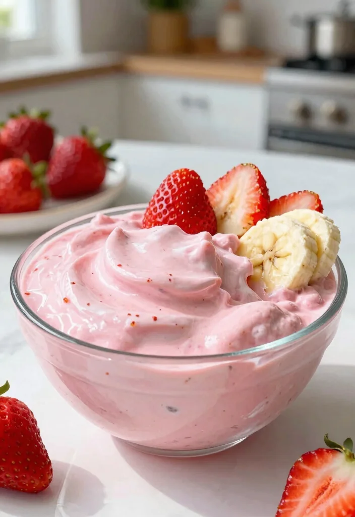 12 Low-Calorie Dessert Recipes for Light Guilt-Free Sweets - 7. Strawberry Banana Nice Cream
