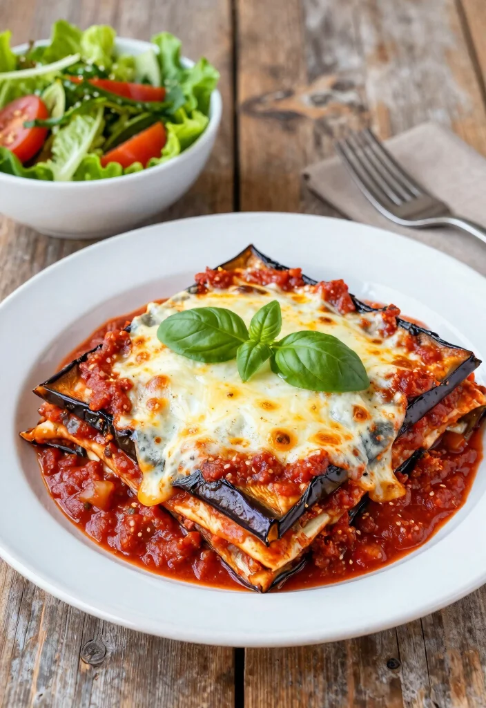 12 Low-Sodium Dinner Recipes for Light Heart-Friendly Meals - 11. Baked Eggplant Parmesan