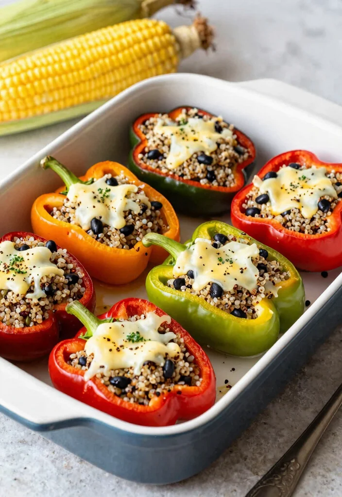 12 Low-Sodium Dinner Recipes for Light Heart-Friendly Meals - 2. Quinoa & Black Bean Stuffed Peppers