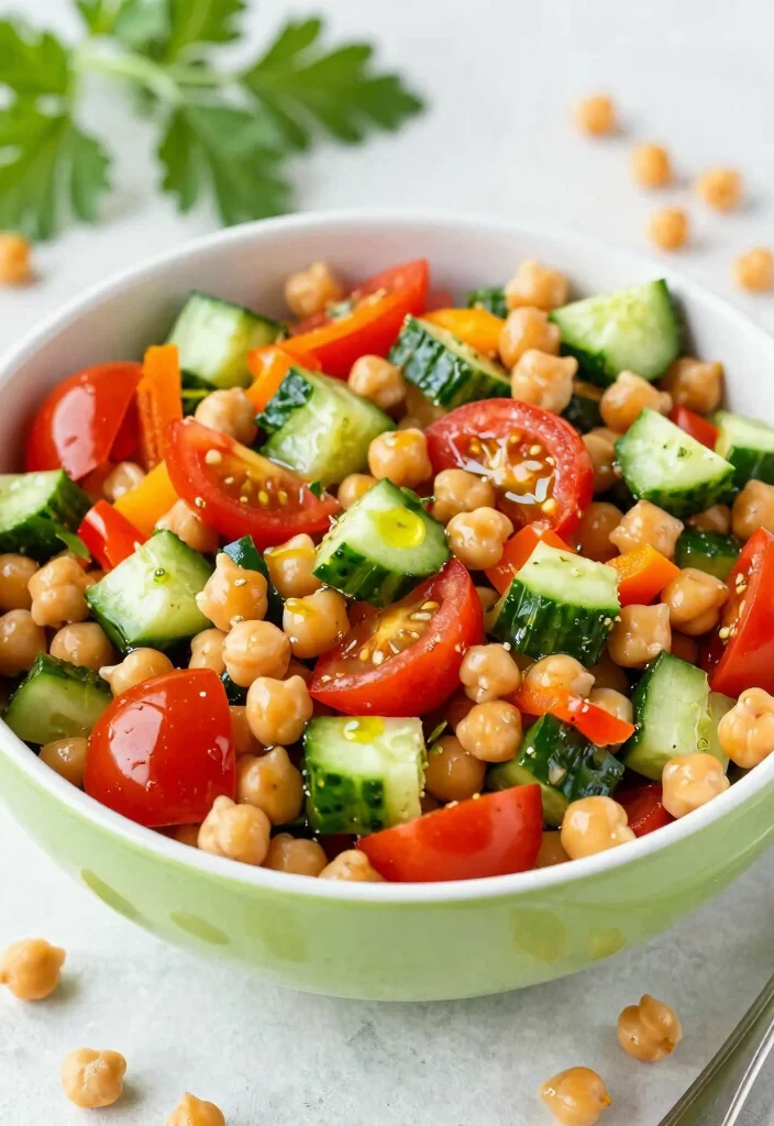 12 Low-Sodium Dinner Recipes for Light Heart-Friendly Meals - 6. Mediterranean Chickpea Salad