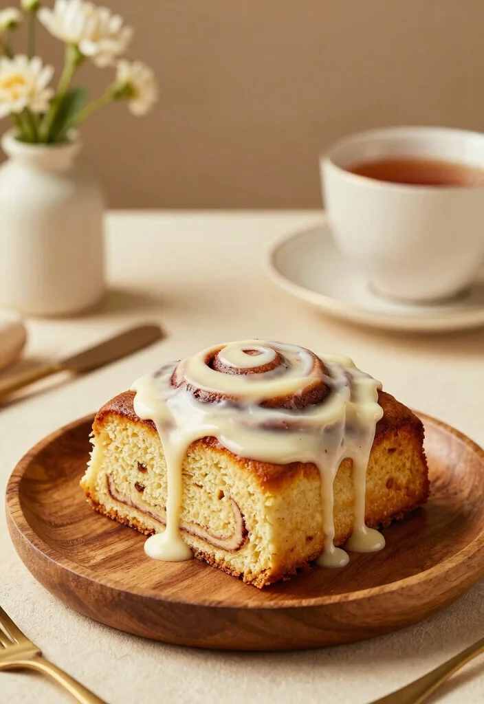 12 Mexican Dessert Recipes for Easy Festive Sweet Treats - 12. Vegan Cinnamon Roll Cake