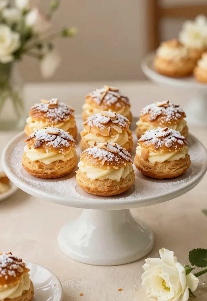 12 Puff Pastry Dessert Recipes for Easy Elegant Sweet Treats - 3. Almond Cream Puffs