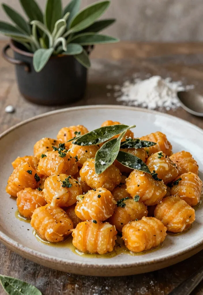 12 Romantic Dinner Recipes for Simple Impressive Evenings - 5. Sweet Potato Gnocchi with Sage Butter
