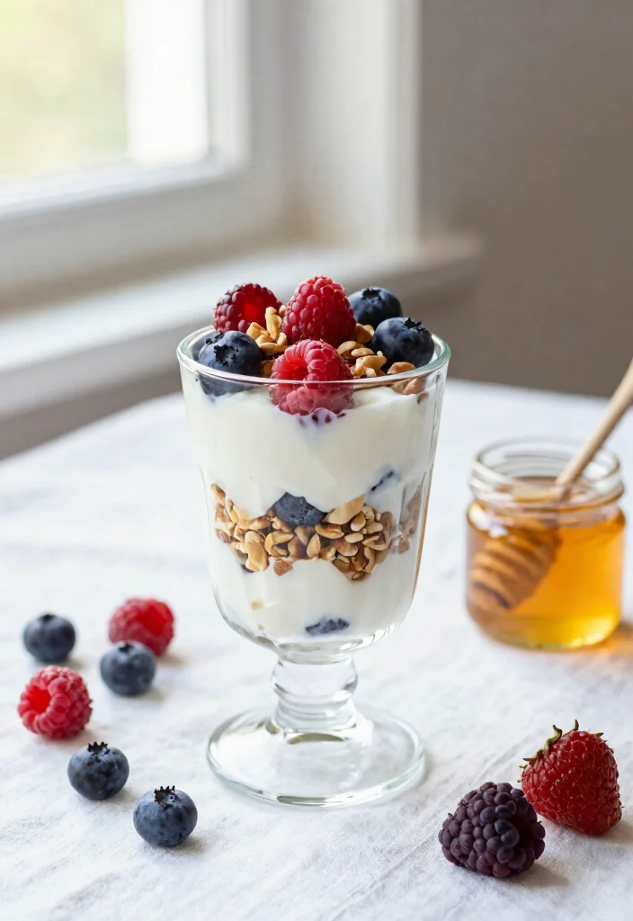 12 Sugar-Free Dessert Recipes for Easy Naturally Sweet Treats - 10. Greek Yogurt Parfait