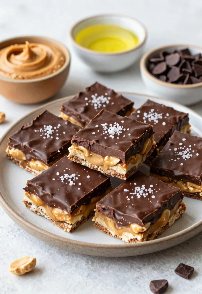 12 Sugar-Free Dessert Recipes for Easy Naturally Sweet Treats - 5. Peanut Butter Chocolate Bars