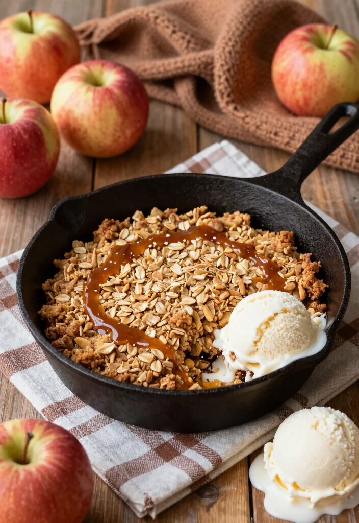 12 Thanksgiving Dessert Recipes for Cozy Classic Holiday Sweets - 3. Apple Crisp with Oat Topping