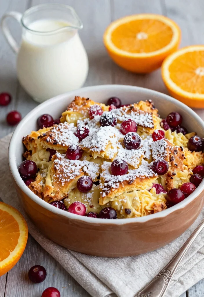 12 Thanksgiving Dessert Recipes for Cozy Classic Holiday Sweets - 9. Cranberry Orange Bread Pudding