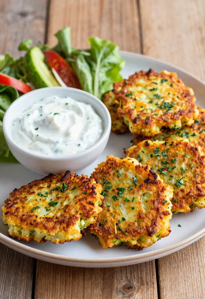 12 Vegetarian Brunch Recipes for Fresh Simple Midday Plates - 9. Zucchini Fritters