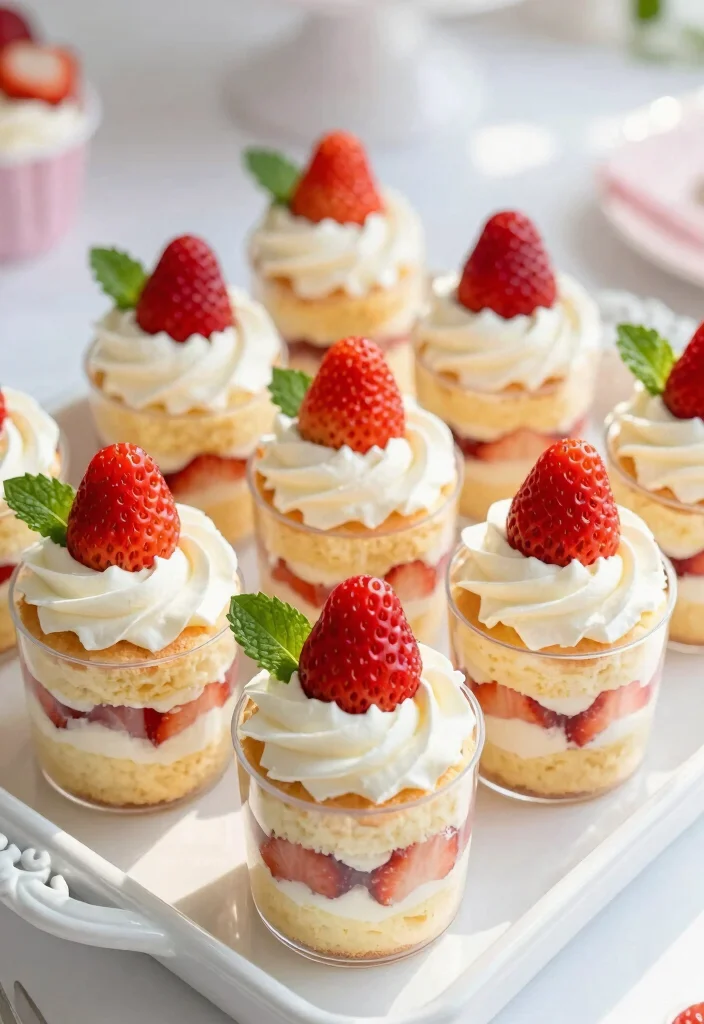 14 Homemade Dessert Recipes for Simple Comforting Sweets - 4. Strawberry Shortcake Cups
