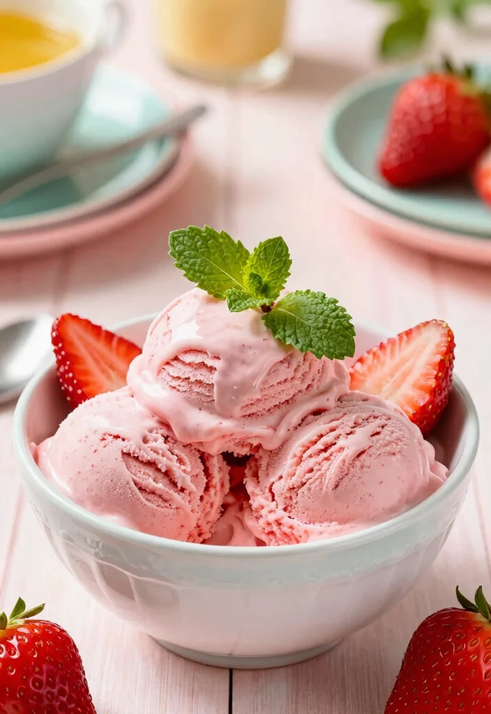 14 Strawberry Dessert Recipes for Fresh Simple Sweet Ideas - 13. Strawberry Ice Cream
