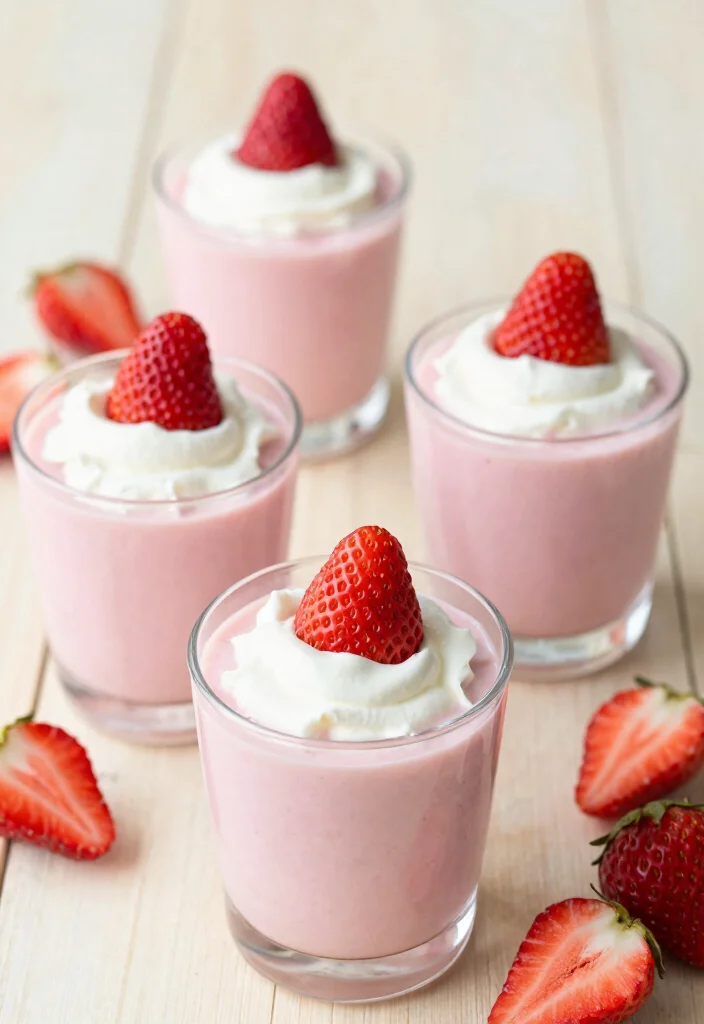 14 Strawberry Dessert Recipes for Fresh Simple Sweet Ideas - 6. Strawberry Pudding Cups