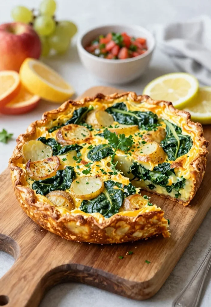 8 Vegan Swiss Chard Recipes for Light Nutritious Meals - 5. Swiss Chard and Potato Frittata
